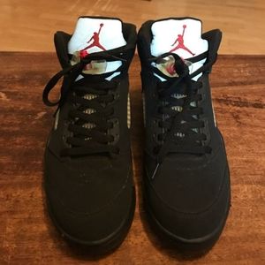 Retro Air Jordan 5s 2011 (Metallic)  like new